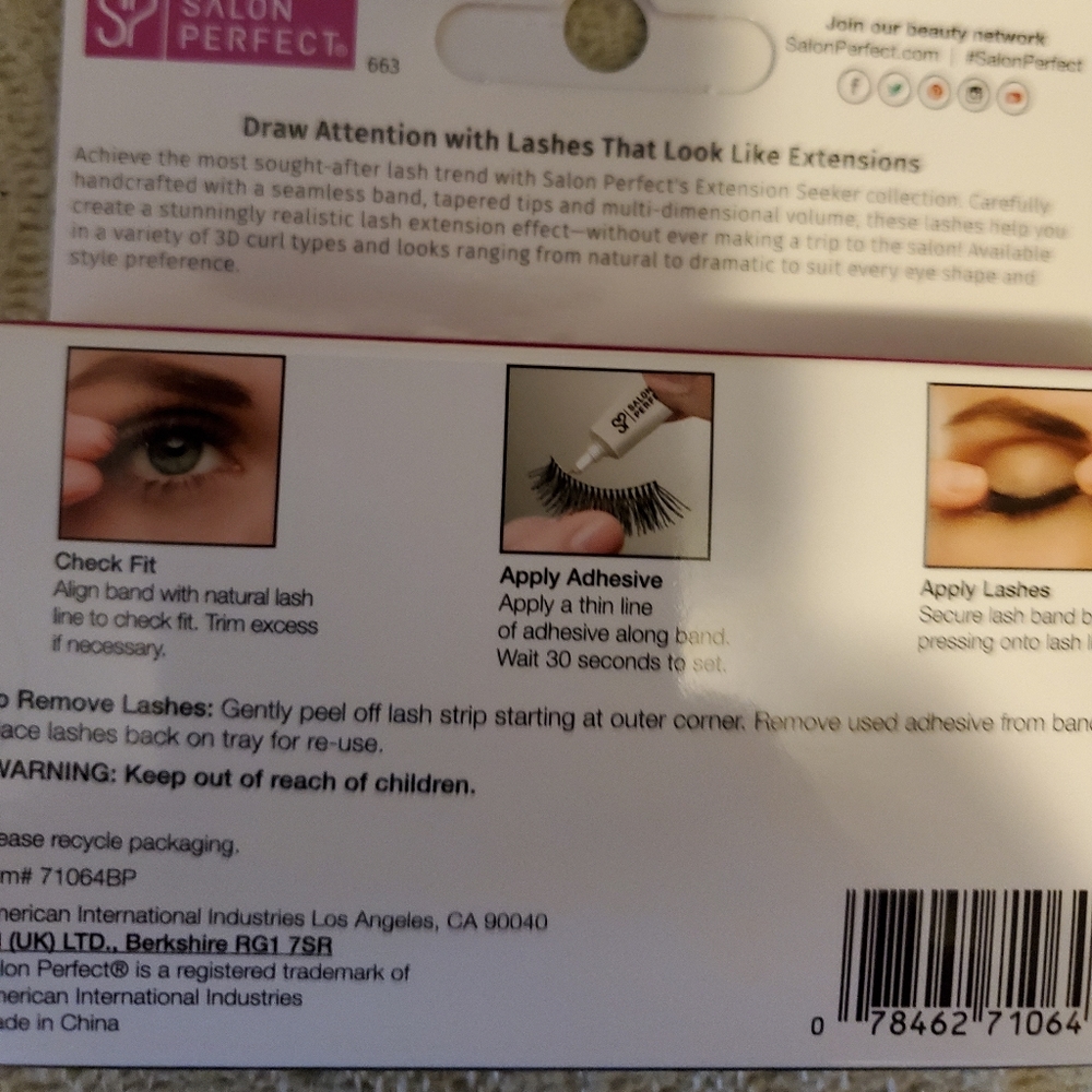 Eyelashes 6 pairs extension style lashes - Picture 3 of 4
